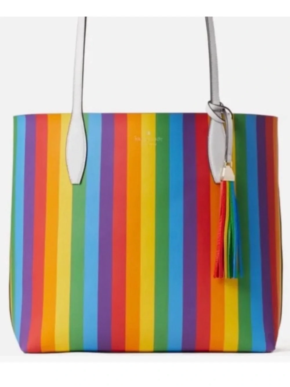 Kate Spade Arch Spectrum Large Reversible Pride Tote Bag